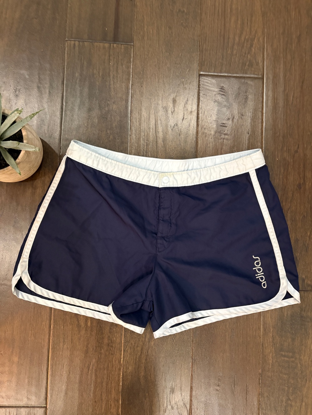 adidas Women’s Navy Blue Athletic Shorts